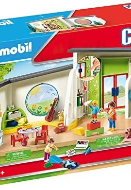 PLAYMOBIL City Life 70280 - Rainbow Daycare Center with Lights and Sounds, Ages 4+
