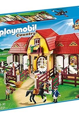 PLAYMOBIL Country 5221 - Large Stable with Enclosure, Ages 5+