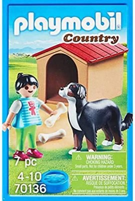 Playmobil Country 70136, Dog House with Kennel for All Animal Lovers, for Children Aged 4+