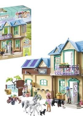 PLAYMOBIL Horses of Waterfall 71351 Waterfall Ranch – For horse lovers, a fun and creative role-playing game, a toy for children aged 5 and up!
