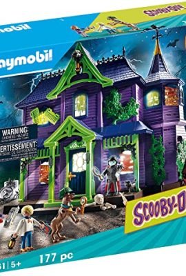 PLAYMOBIL SCOOBY-DOO! 70361 - The Mystery Mansion, With Lights and Sounds, Ages 5+