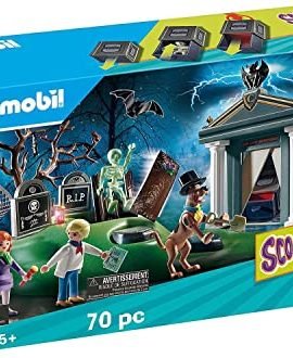 Playmobil Scooby-Doo! 70362, Spooky at the Cemetery, Ages 5+