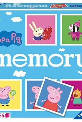 Ravensburger - Memory® Peppa Pig, Family Memory Game, Recommended Age 3+, 64 Tiles, 20886 9, Multicolor
