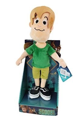 SCOOB! Scooby Doo - Plush Toys with Display Stand from the New Movie, Super Soft Quality - 28 cm. (Shaggy (Boy) 35 cm)