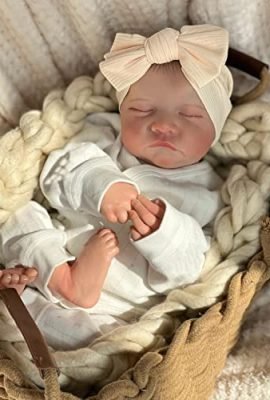 Zero Pam Reborn Doll Female 45CM All-Silicone Vinyl Reborn Baby Realistic Lifelike Dolls for Girls