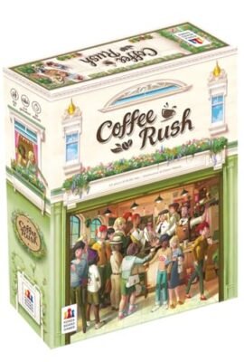 Asmodee - Coffee Rush - Board Game, 2–4 Players, 8+ Years, Italian Edition