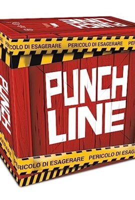 Asmodee - Punchline, Adult Board Game, Black Humor, 3+ Players, 18+ Years, Italian Edition