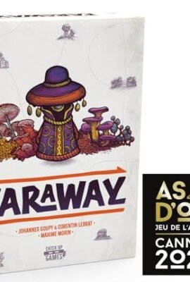 Catch Up Games Faraway – Board Game – 10 Years Older – Golden Ace Game of the Year Nominee 2024 – For 2 to 6 Players, Strategic and Tactical, Perfect for Friends, Blackrock Games