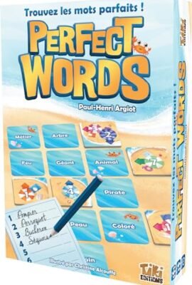 TIKI Editions Perfect Words – Board Game – Word Arrow & Idea Associations – Intergenerational & Cooperative