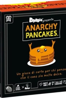 Asmodee - Dobble Anarchy Pancakes - Card Game, 2–8 Players, 6+ Years, Italian Edition