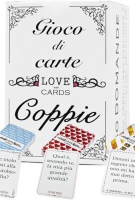 LOVEwithCARDS: a game for two, in love. A board game for couples, engaged partners, or married spouses. An original gift idea for Valentine’s Day and anniversaries.