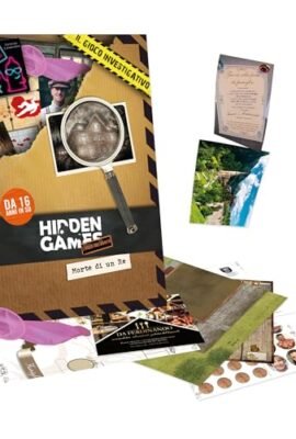Hidden Games Crime Scene – Death of a King – Italian – Realistic Crime Scene Game, Exciting Detective Game, Escape Room Game