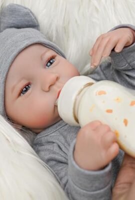 BABESIDE Reborn Dolls - Male - 18 Inch Lifelike Newborn Baby Dolls - Realistic Reborn Vinyl Dolls