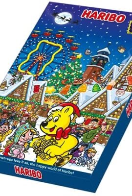 Haribo Advent Calendar 2024 | 24 Assorted Mini Bags, Fruit Flavor, Perfect for Anticipating Christmas, 300 g