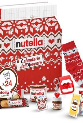 Nutella - Advent Calendar 2024: 24 Delicious Nutella Treats with Snacks and Gadgets – The Perfect Christmas Gift Idea, 528 Grams Pack
