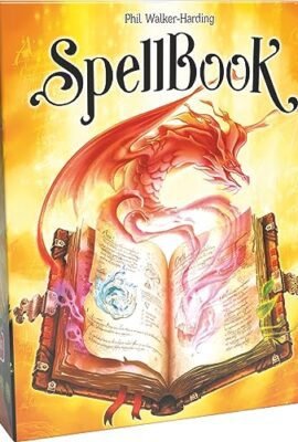 Asmodee Space Cowboys SpellBook - Board Games - Strategy Games - Games for Adults and Children Ages 12+ - 1–4 Players - French Version