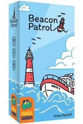 Beacon Patrol – Pandasaurus Games – Board Game – Fun strategy game for kids and adults – Playable in cooperative mode or solo – 1–4 players