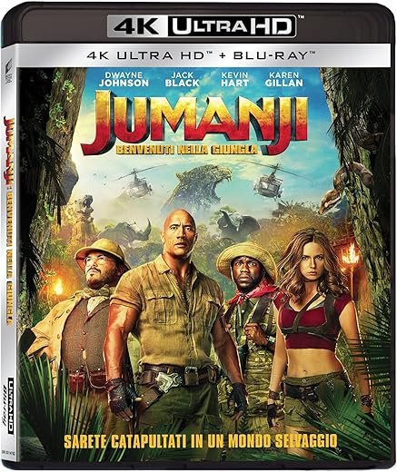 Jumanji: Benvenuti Nella Giungla (4K Ultra-HD+Blu-Ray)