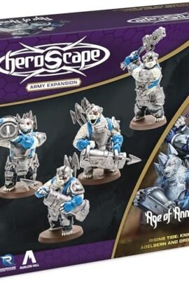 Renegade Game Studios | Heroscape: Rising Tide – Knight Primus Adelbern & Ordo Borealis Army Expansion