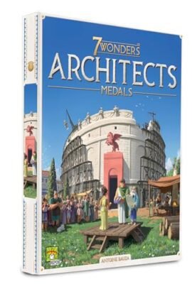 Asmodee - 7 Wonders Architects: Medals, Board Game Expansion, 2–7 Players, 8+ Years, Italian Edition