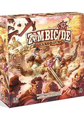 Asmodee - Zombicide Undead or Alive: Gears & Guns, Board Game Expansion, 14+ Years, 1–6 Players, Italian Edition