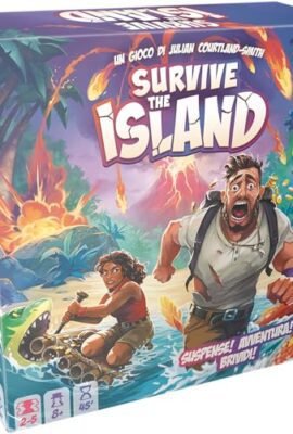Asmodee Survive The Island, Board Game, 8+ Years, 2–5 Players, Italian Edition
