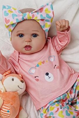 BABESIDE Reborn Dolls Girl - Bailyn's 20-Inch Realistic Dolls Feature Soft Fabric Bodies and Cute Outfits That Look Just Like a Real Baby!