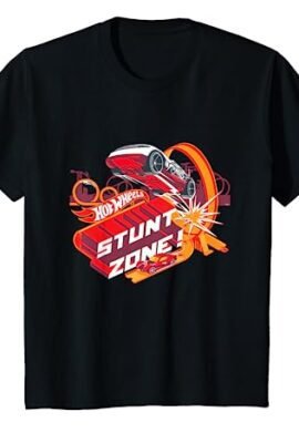 Bambino Hot Wheels T-Shirt for Kids, Official, Stunt Zone T-Shirt