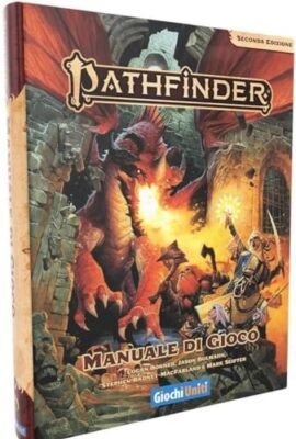 United Games Pathfinder Second Edition: Game Manual, First Reprint, Role-Playing Game, 12+, Italian Edition, GU3624