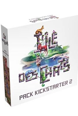 Lucky Duck Games The Island of Cats (Kickstarter 2 Extension Pack) - Board Game - French Version