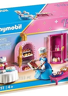 PLAYMOBIL Princess 70451, Royal Pastry Shop, Ages 4+