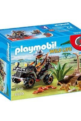 PLAYMOBIL Wild Life 6939 - Poacher with Quad, Ages 4+