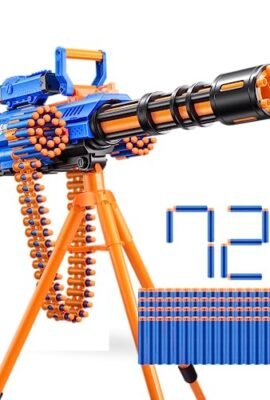 X-Shot Insanity Motorized Rage Fire by ZURU with 72 Darts, Air Pocket Technology Darts, and Dart Case