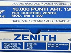 Zenith Metallic Points Natural Steel Art. 130/E (6/4) 1 Small Box with 10,000 Points