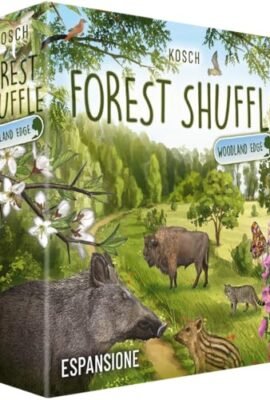 Asmodee - Forest Shuffle: Woodland Edge - Board Game Expansion, 2–5 Players, 10+ Years, Italian Edition