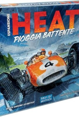 Asmodee - Heat: Heavy Rain - Board Game Expansion, 1–7 Players, 10+ Years, Italian Edition