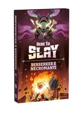 Asmodee - Here To Slay: Berserker & Necromancer, Board Game Expansion, 2–6 Players, 10+ Years, Italian Edition