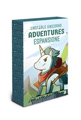 Asmodee - Unstable Unicorns: Adventures, Card Game Expansion, Italian Edition, 8576