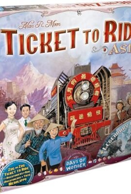 Asmodee: Ticket to Ride: Asia + Legendary Asia, Board Game Expansion – To Play, You Must Have the Base Game Ticket to Ride or Ticket to Ride Europe, Italian Edition