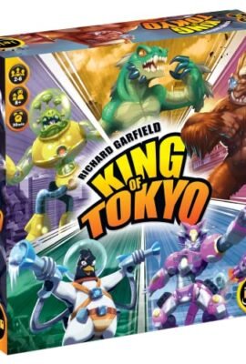 Iello King of Tokyo - Board Game (2016 Edition), Ages 8+, 2–6 Players, Playtime 30 Minutes – English Version