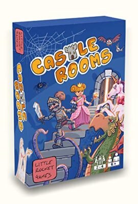 LITTLE ROCKET GAMES Castle Rooms Board Game in Italian/English