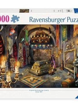 Ravensburger 12000787 - The Vampire's Castle - 1000-piece puzzle – adult and teen puzzle for ages 14+,