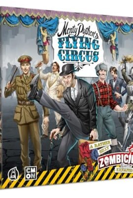 Zombicide Monty Python's Flying Circus Character Pack – Unique mechanics and irreverent gameplay! A cooperative strategy board game for ages 14+, 1–6 players, with a playtime of 60 minutes, brought to you by CMON.