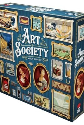 Mighty Boards: Art Society – Collectible Board Game, Auction Offer, Collect and Showcase Your Art, Ages 10+, 2–4 Players, 30–60 Minutes