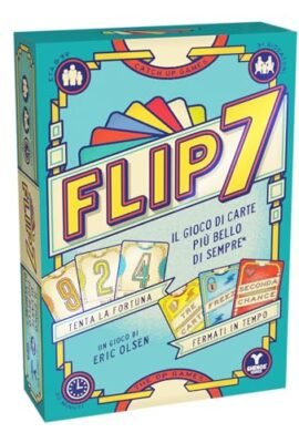 Flip 7 - Card Game in Italian for Everyone - Party Game - Competitive Game for 3+ Players
