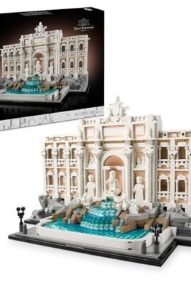 LEGO Architecture Trevi Fountain – Baroque Monuments Model Kit with Palazzo Poli Facade and Sculptures – DIY Collection for Adults – Gift for Men or Women Who Love History – 21062